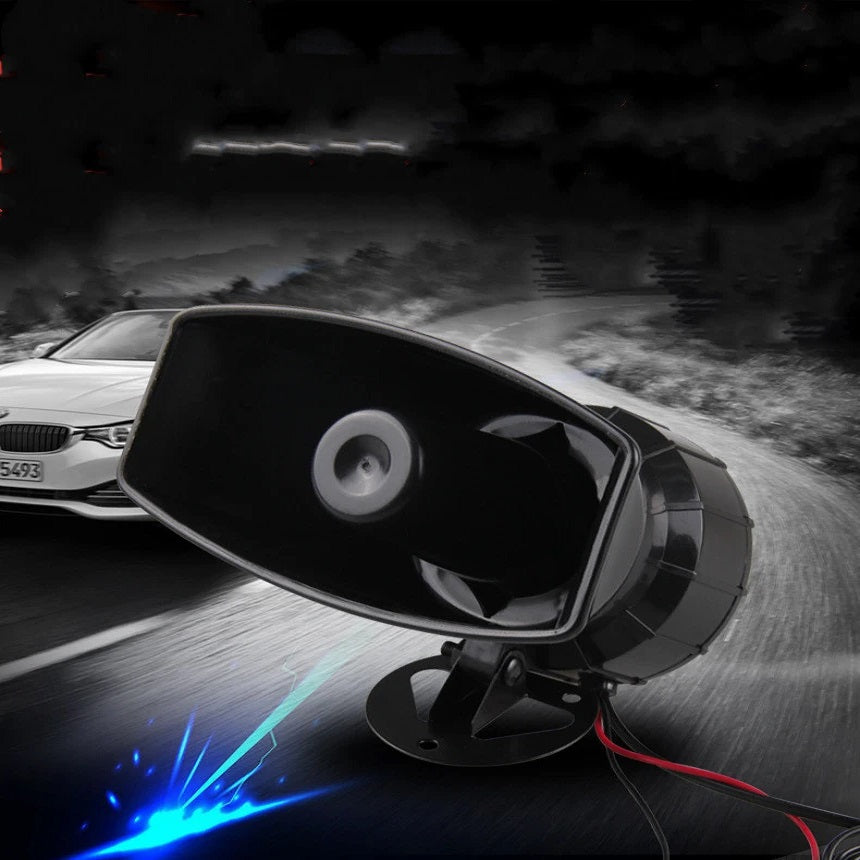 Sirena Profesionala cu 5 Tonuri si Microfon, putere 100W, alimentare 12V-2