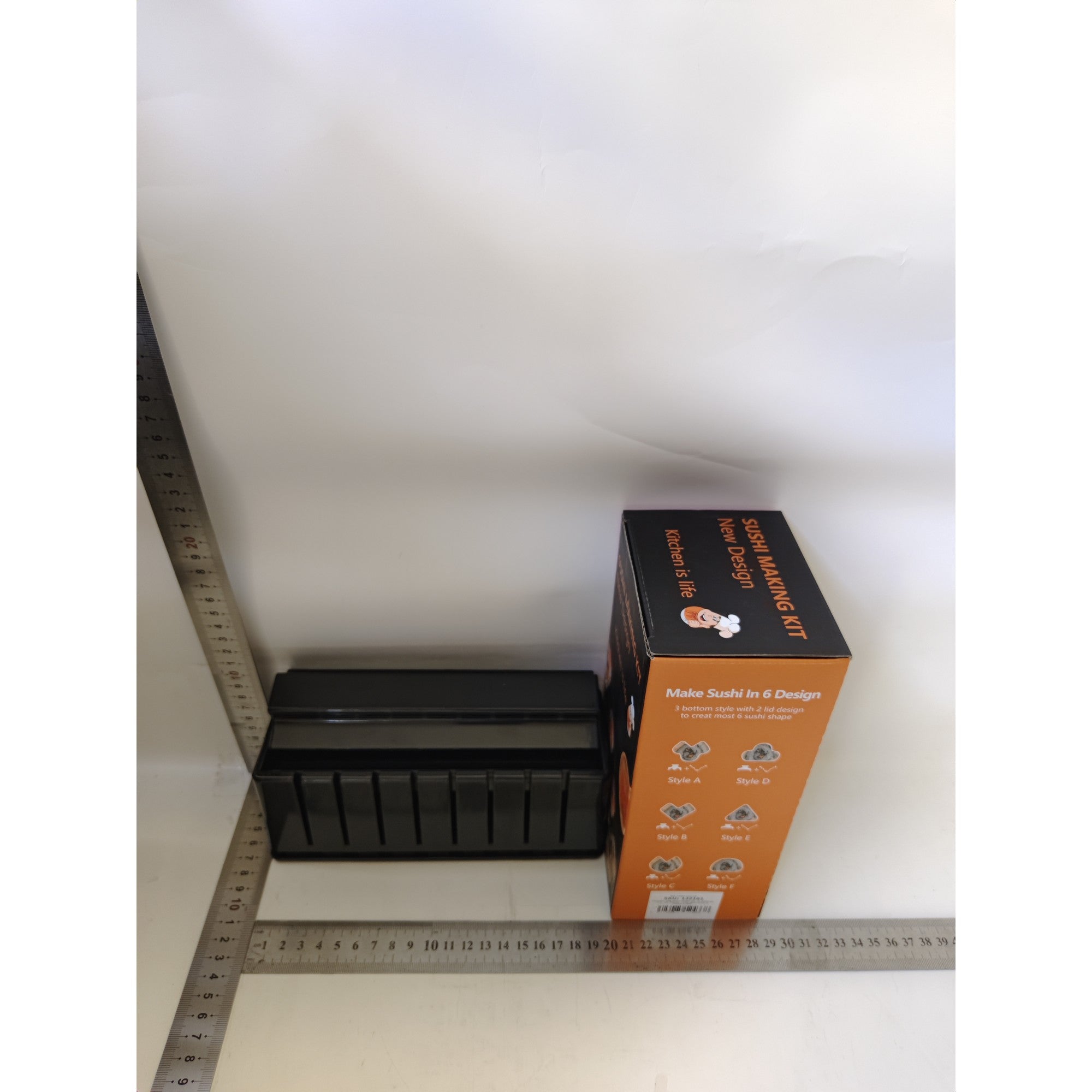 Set 7 Accesorii pentru Sushi, Flippy, negru-1