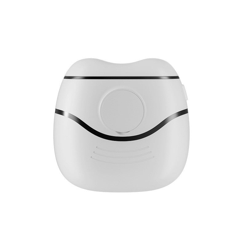 Unghiera Electrica, Flippy, Portabila, Incarcare USB, Zgomot redus, Alb-Negru-0