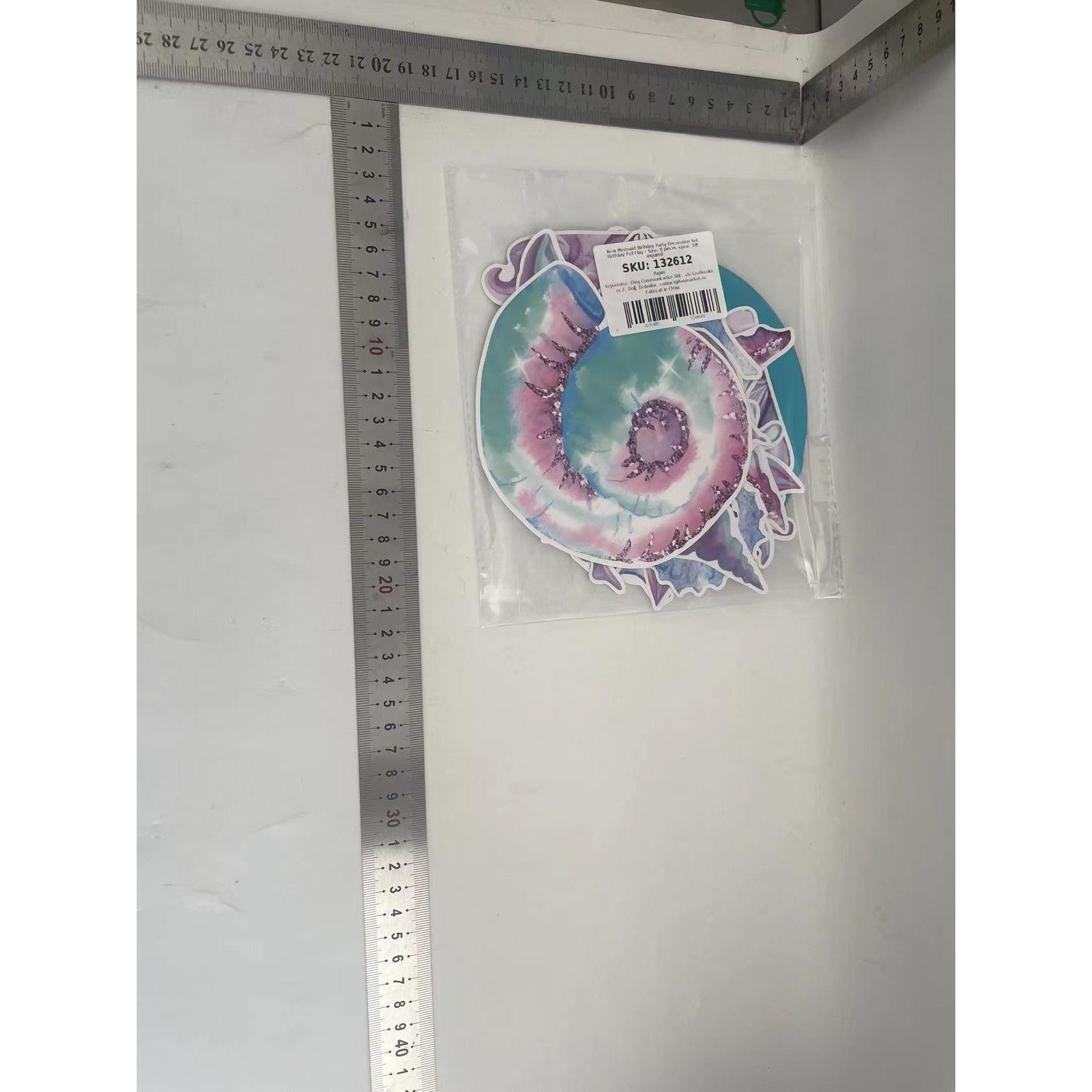 Set 8 Accesorii pentru Petrecere, Flippy, Props pentru Coltul de Poze, Model Viata Marina, Tematica Aniversare, Multicolor-1