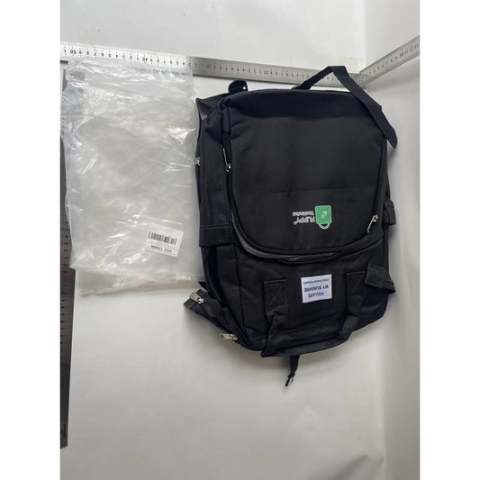 Rucsac Multifunctional pentru Mamici, Flippy, pentru Scutece Bebelusi cu Patut Pliabil, Negru-1