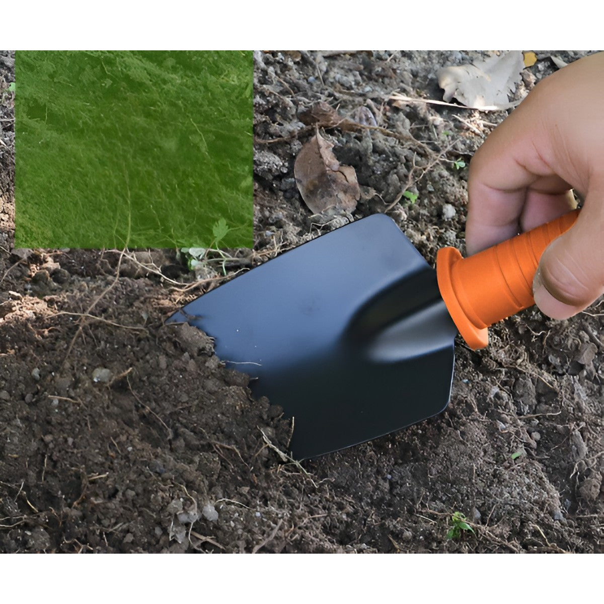 Set 12 Unelte de Gradina, Flippy, pentru Plantare Prelucrare Sol si Ingrijire Plante, Manere Portocalii, Material PVC si Cardboard, Cutie Inclusa, 37x28 cm, Negru-6