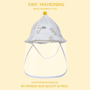 Palarie de Protectie pentru Bebelusi, Flippy, Model Ratuste, Pescareasca, de Primavara si Toamna, cu Masca si Fermoar, 42 cm, pentru 0-3 Luni-0