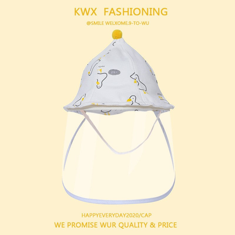 Palarie de Protectie pentru Bebelusi, Flippy, Model Ratuste, Pescareasca, de Primavara si Toamna, cu Masca si Fermoar, 42 cm, pentru 0-3 Luni-0