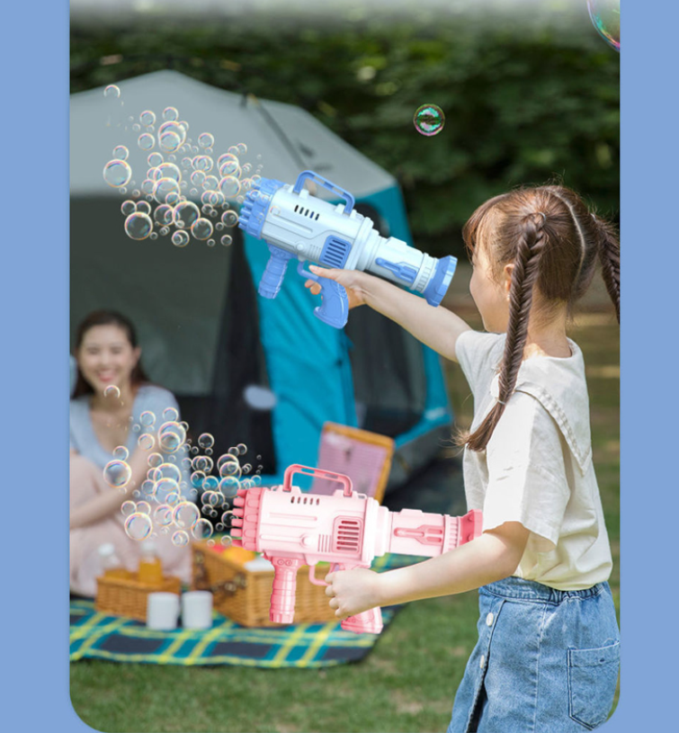 Oferta 1+1 Pistol electric cu baloane de săpun Bazooka