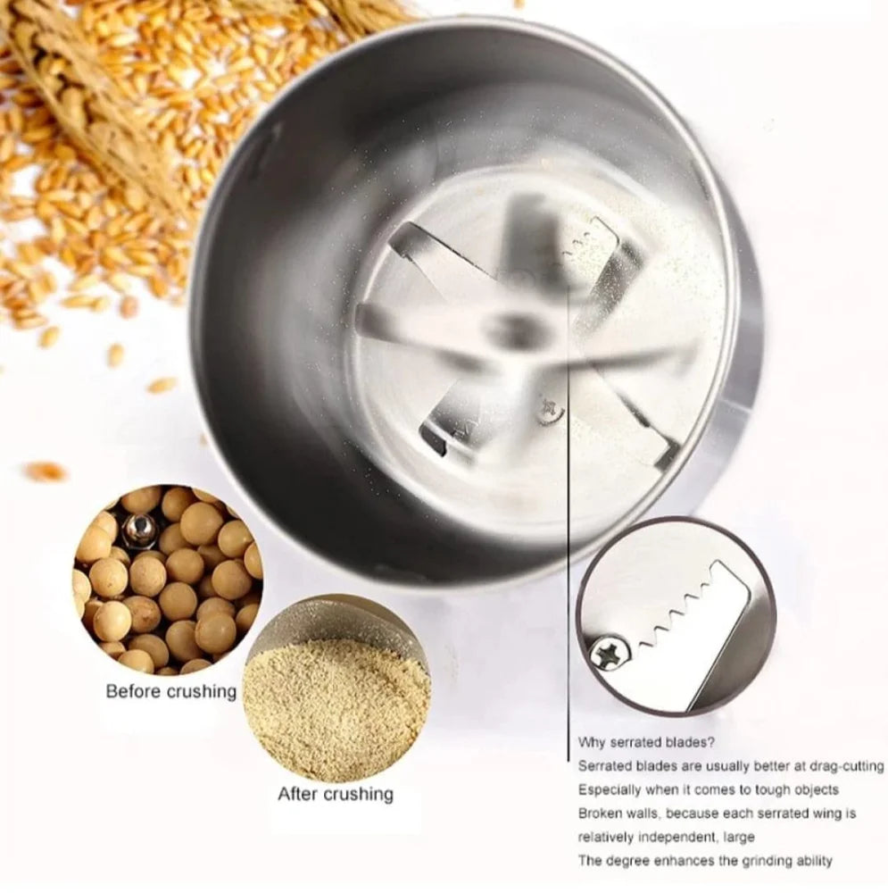 Rasnita electrica pentru măcinare uscată, 300 W - 500 W