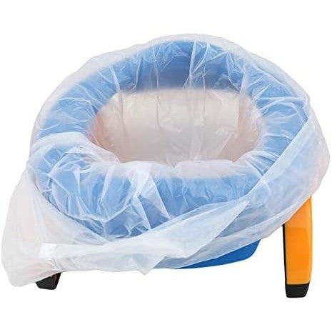 Olita Portabila 2 in 1, Flippy, Olita + Capac de Toaleta, din Plastic, Diametru 21 cm, Albastru-4
