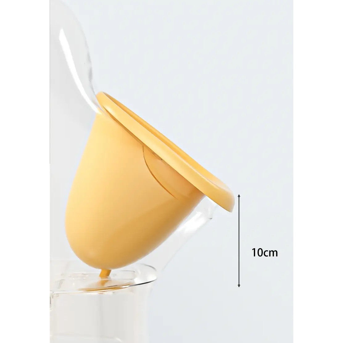 Olita tip Pisoar pentru Copii, Flippy, +1an, Portabila, Design Ratusca, Model Prietenos, Non-Toxic, Usor de Curatat, 23.3 x 24 x 43 cm, Alb/Galben-3