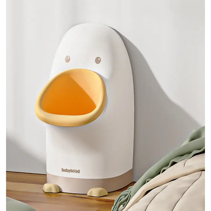 Olita tip Pisoar pentru Copii, Flippy, +1an, Portabila, Design Ratusca, Model Prietenos, Non-Toxic, Usor de Curatat, 23.3 x 24 x 43 cm, Alb/Galben-4