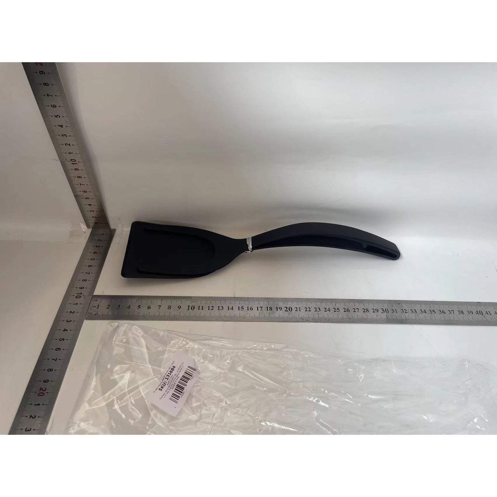 Spatula Multifunctionala tip Cleste, Flippy, Silicon, pentru Alimente, Carne, Paine, Negru-1