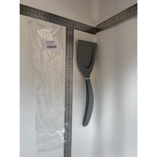 Spatula Multifunctionala tip Cleste, Flippy, Silicon, pentru Alimente, Carne, Paine, Gri-1