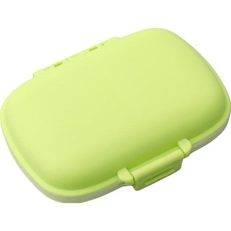 Organizator medicamente, Plastic, 8 compartimente, 0.1 L, Verde, Flippy, 11 x 7 cm-2