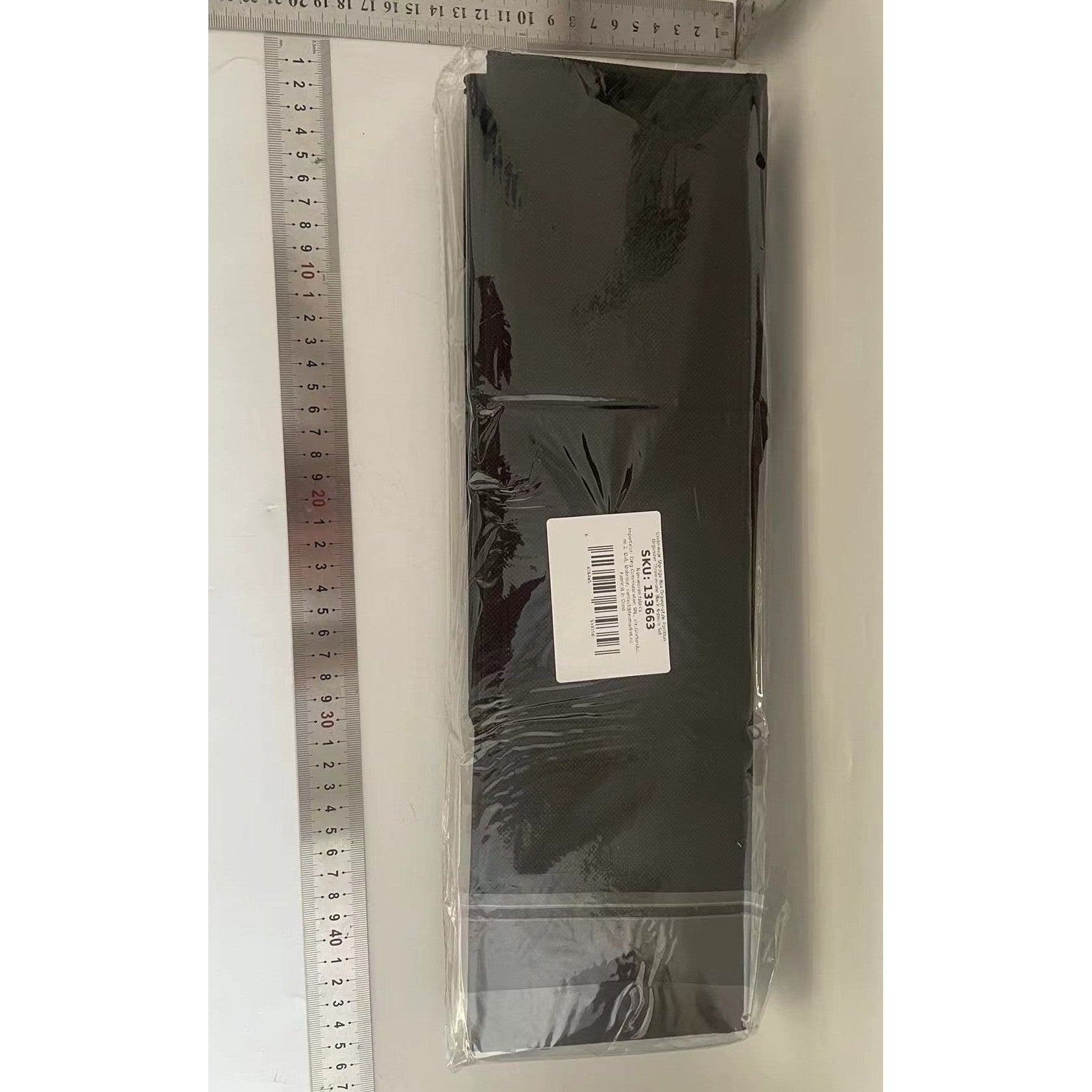 Organizator pentru Sertar, Flippy, 3 Marimi, pentru Lenjerie, Tricouri, Sosete, 6 Piese, Pliabil, Stivuibil, din Tesatura, Negru-3