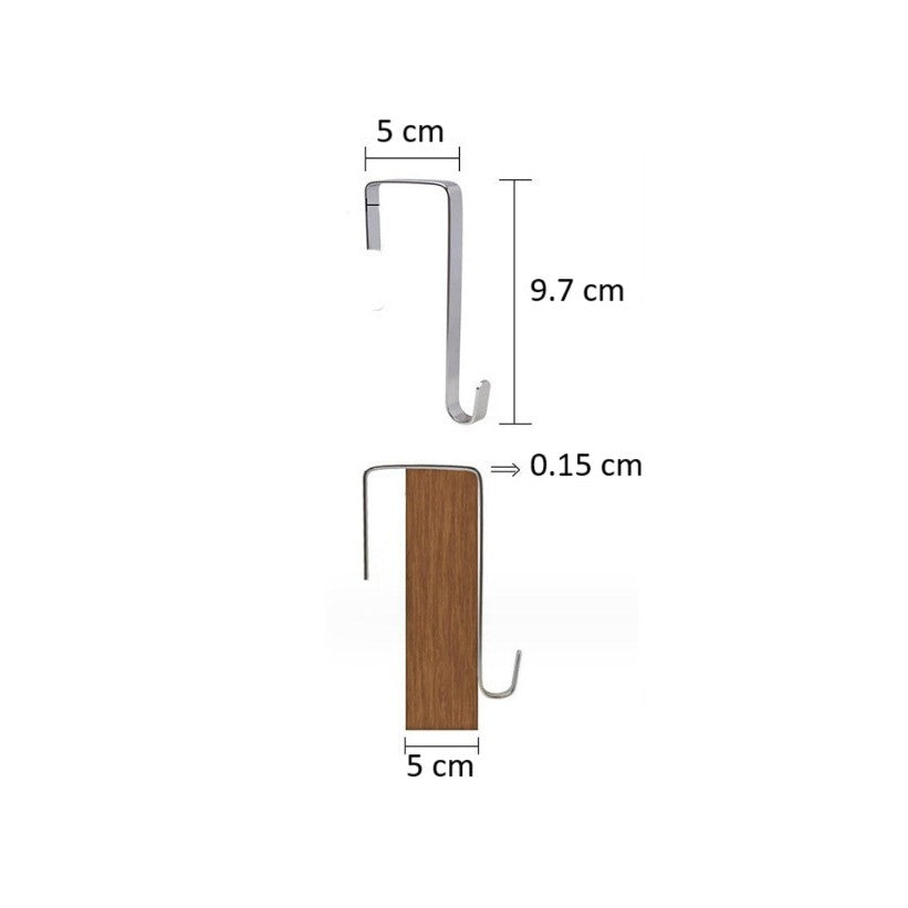 Organizator Suspendat pentru Usi, Flippy, din Nailon si Plasa, Baza de Carton Ingrosat, 5 Buzunare Principale + 5 Buzunare Laterale, 146 x 40 x 17 cm, 2 Carlige Incluse, Gri-4