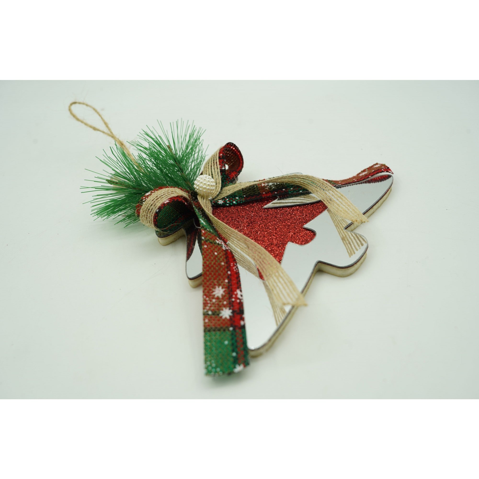 Ornament brad, Flippy, Brad, Argintiu, Lucios, 14*15CM, Acril, Interior/ Exterior-4