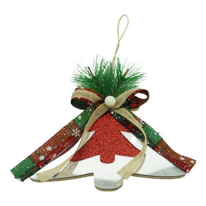 Ornament brad, Flippy, Brad, Argintiu, Lucios, 14*15CM, Acril, Interior/ Exterior-0