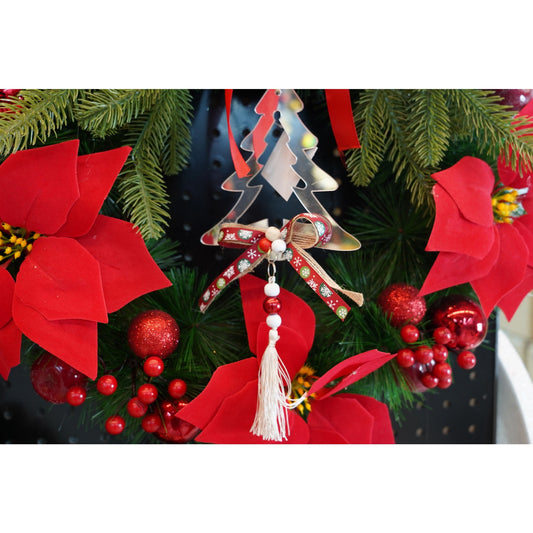 Ornament brad, Flippy, Brad, Argintiu, Lucios, 14*26CM, Acril, Interior/ Exterior-1