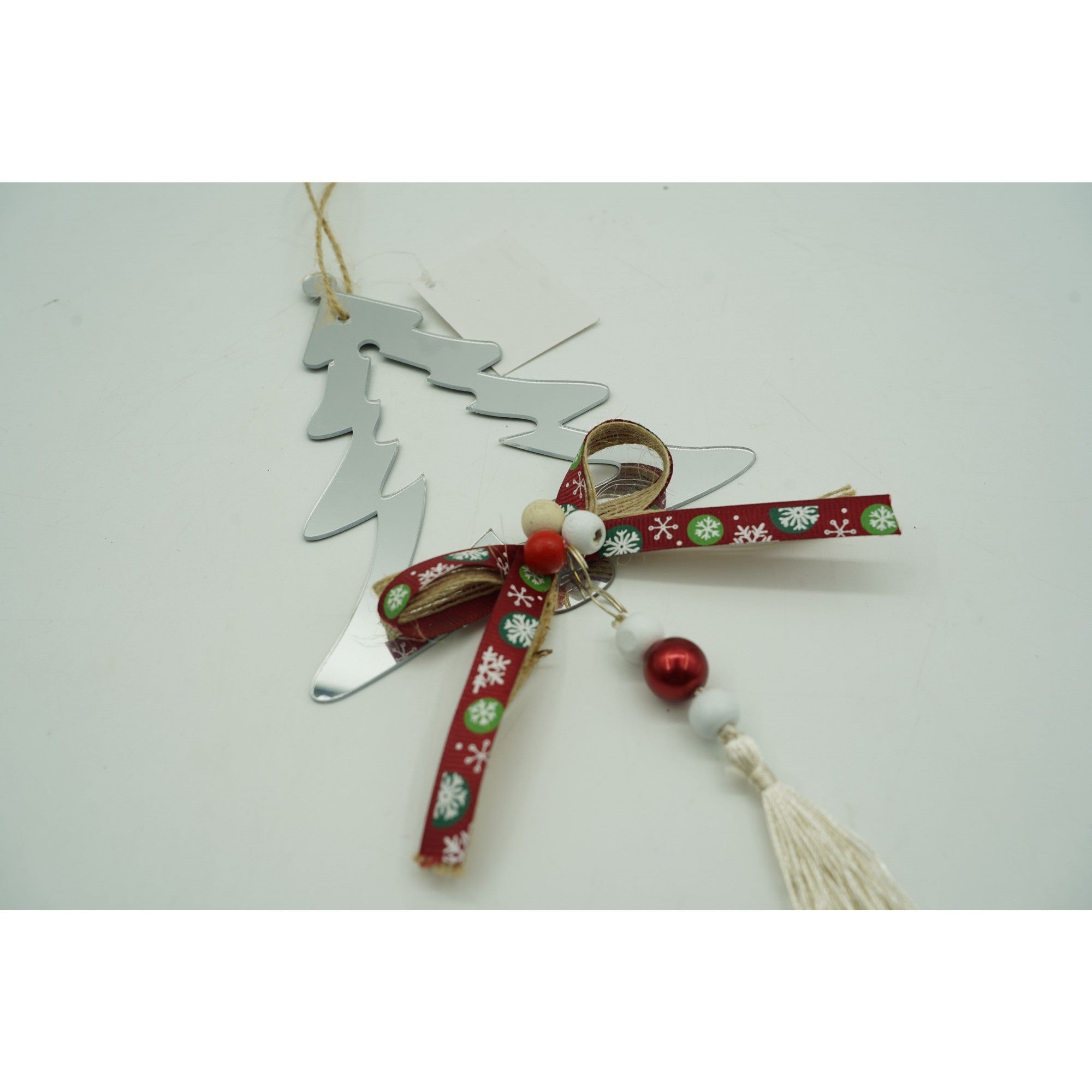 Ornament brad, Flippy, Brad, Argintiu, Lucios, 14*26CM, Acril, Interior/ Exterior-4