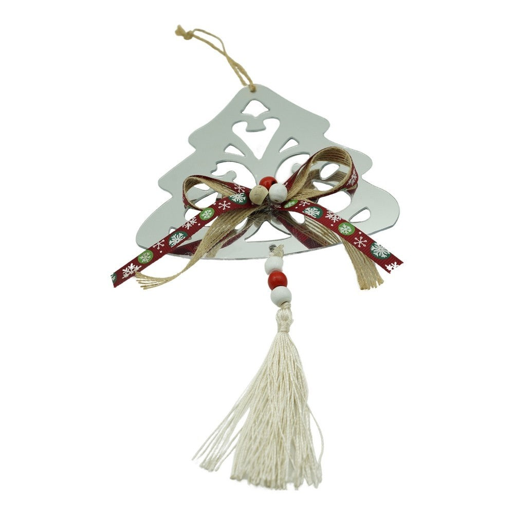 Ornament brad, Flippy, Brad, Argintiu, Lucios, 14*26CM, Acril, Interior/ Exterior-0