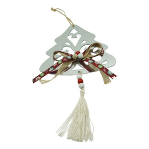 Ornament brad, Flippy, Brad, Argintiu, Lucios, 14*26CM, Acril, Interior/ Exterior-0