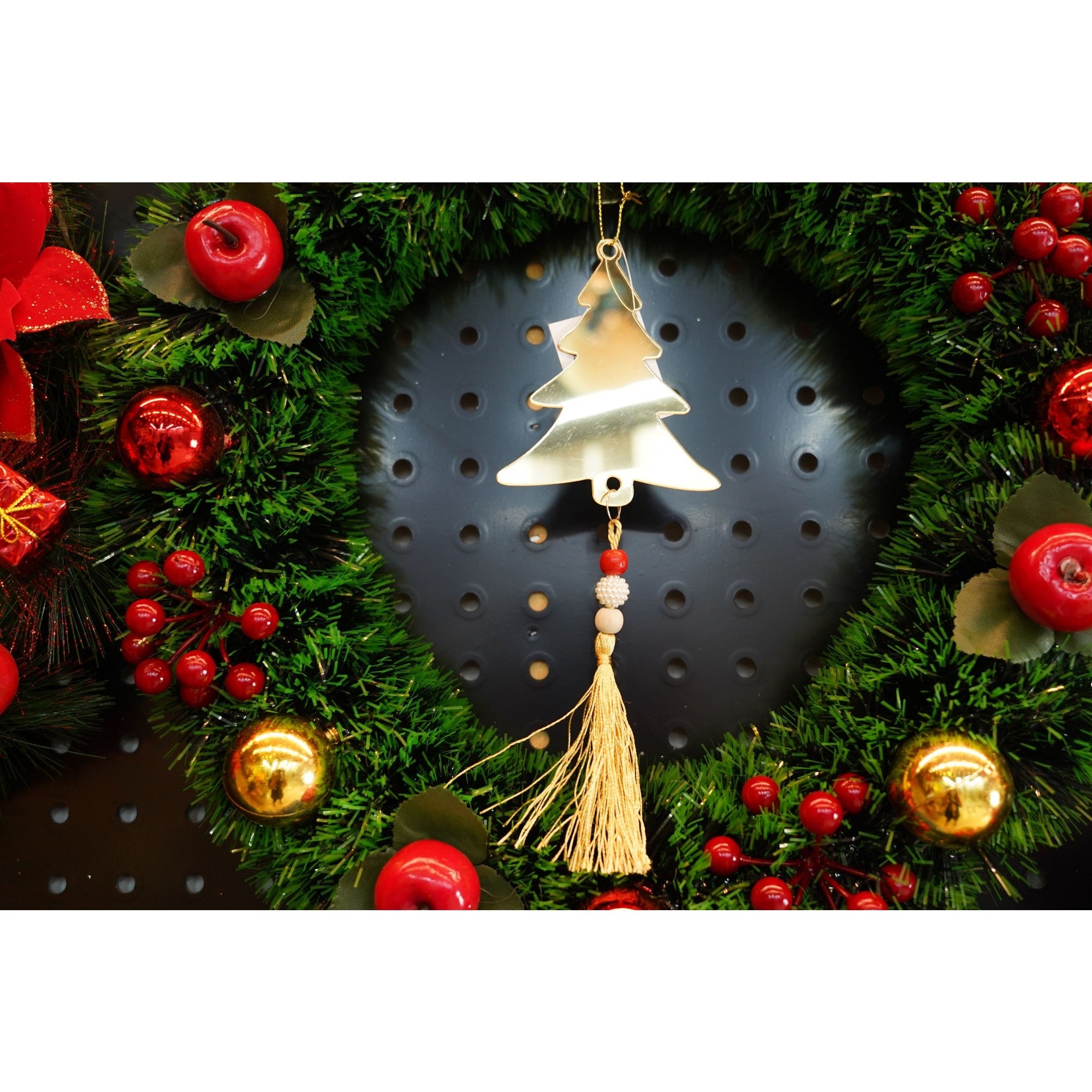 Ornament brad, Flippy, Brad, Auriu, Lucios, 8*23CM, Acril, Interior/ Exterior-1