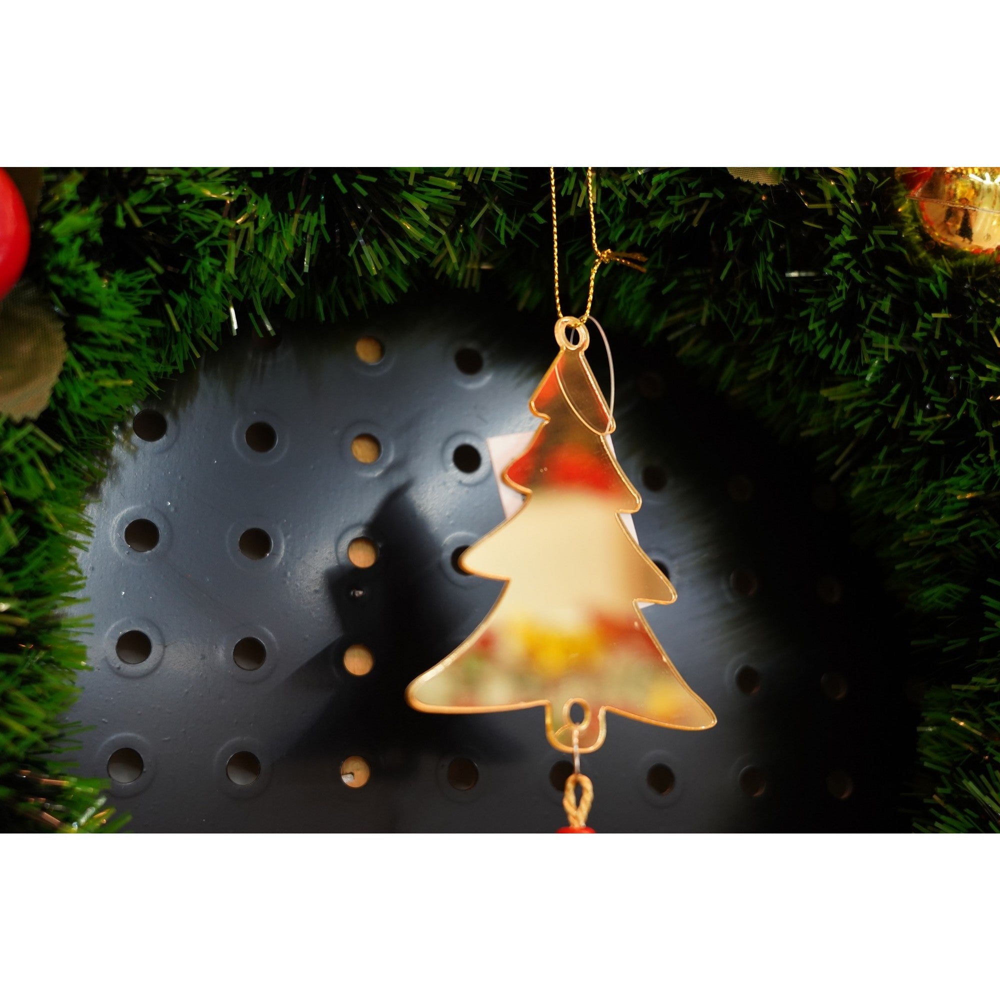 Ornament brad, Flippy, Brad, Auriu, Lucios, 8*23CM, Acril, Interior/ Exterior-2
