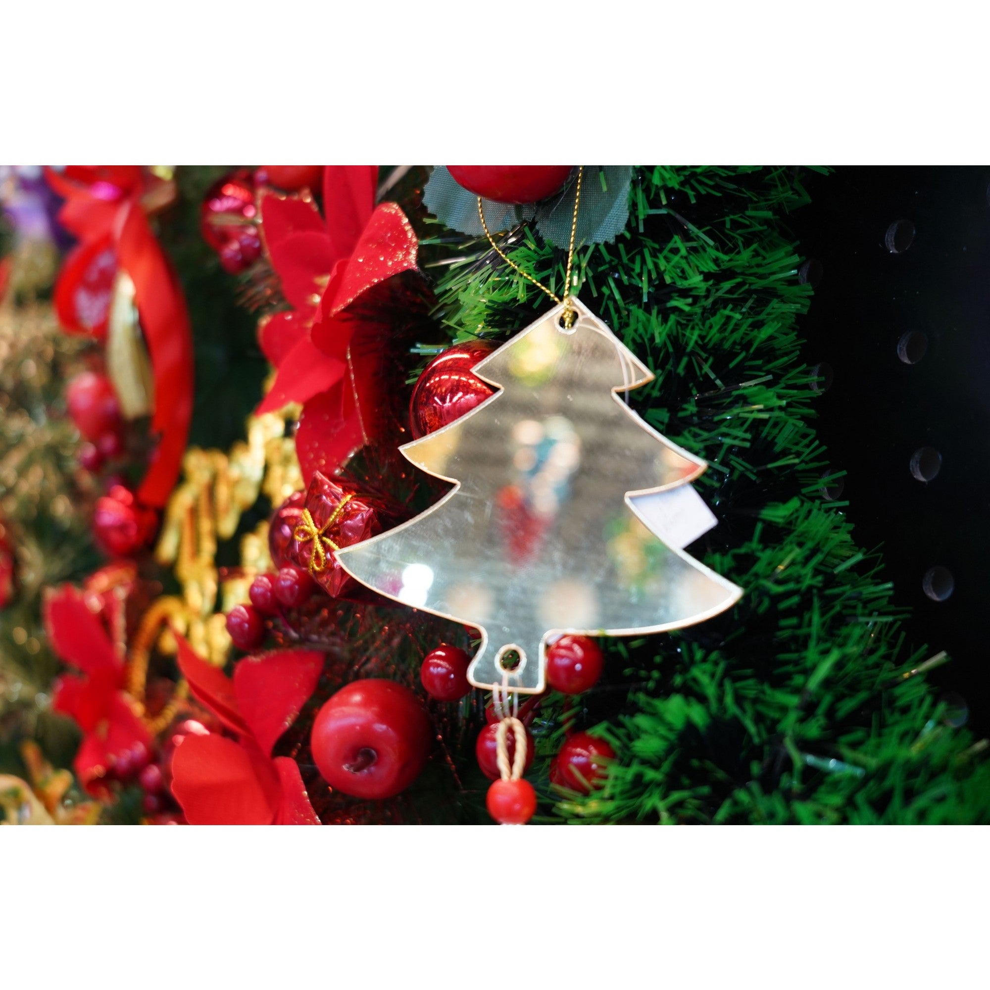 Ornament brad, Flippy, Brad, Auriu, Lucios, 8*25CM, Acril, Interior/ Exterior-1