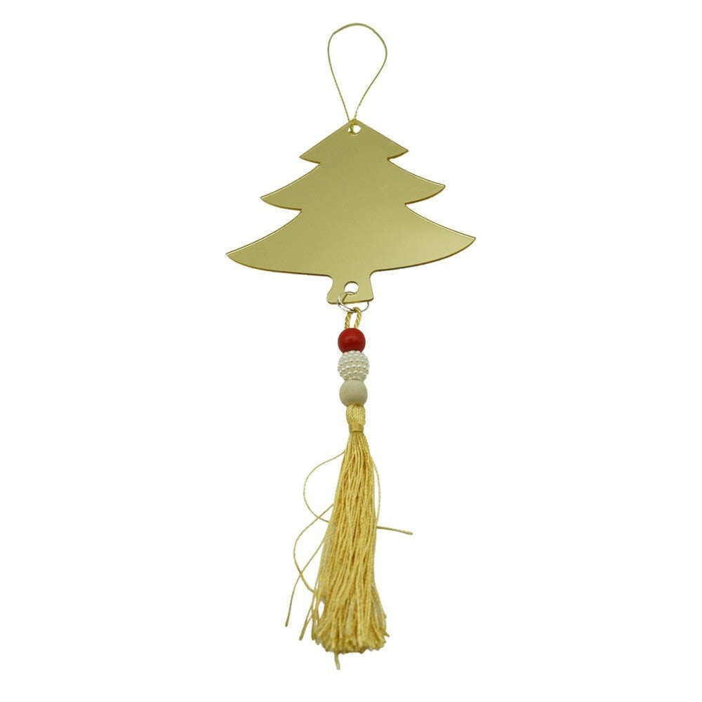 Ornament brad, Flippy, Brad, Auriu, Lucios, 8*25CM, Acril, Interior/ Exterior-0