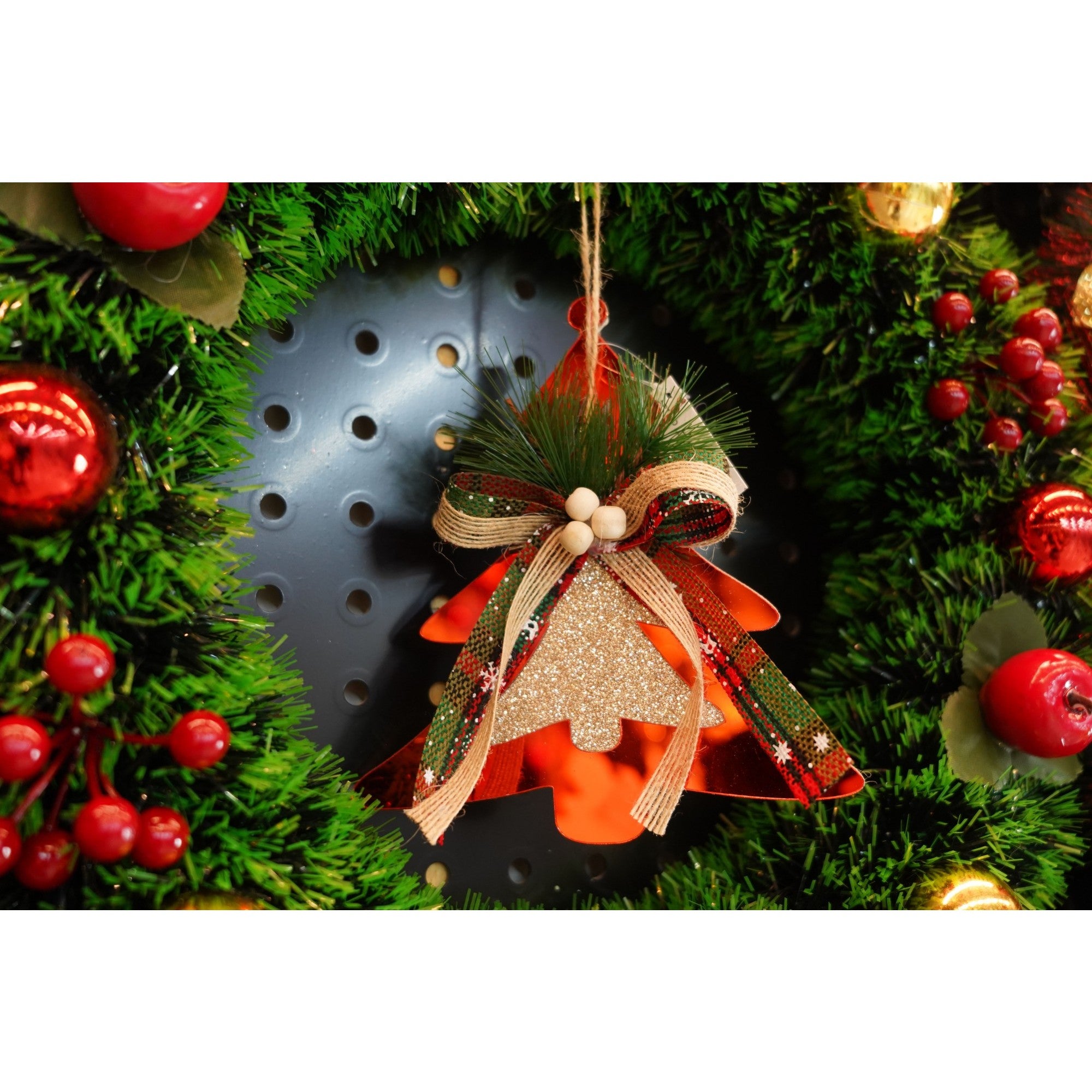 Ornament brad, Flippy, Brad, Rosu, Lucios, 14*16CM, Acril, Interior/ Exterior-2