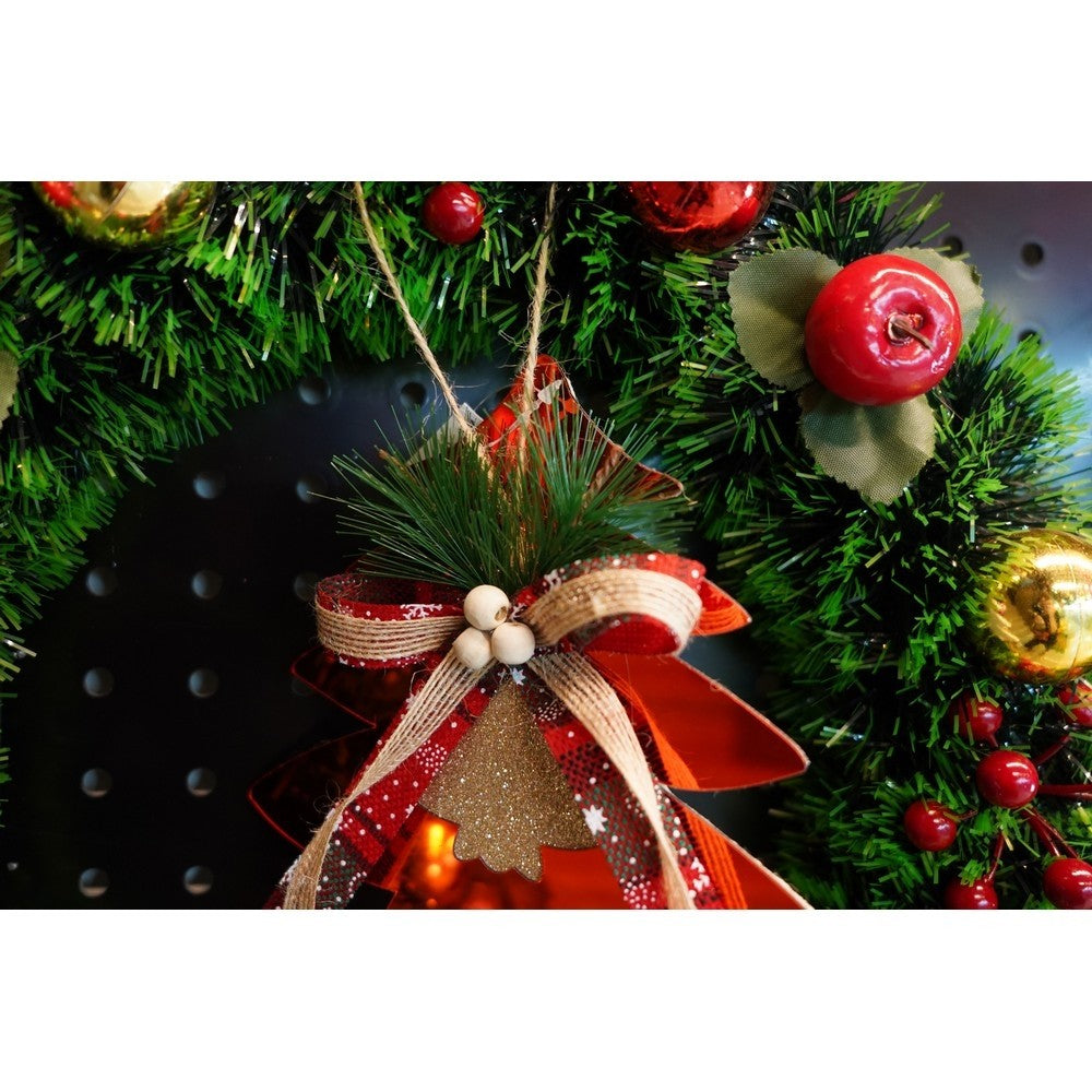 Ornament brad, Flippy, Brad, Rosu, Lucios, 14*16CM, Acril, Interior/ Exterior-7