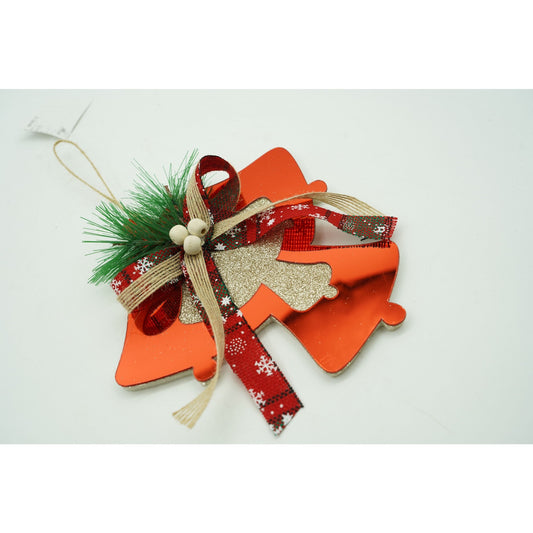 Ornament brad, Flippy, Clopotei, Rosu, Lucios, 15*15CM, Acril, Interior/ Exterior-1