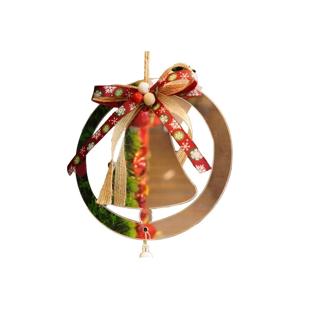Ornament brad, Flippy, Clopotel, Argintiu, Lucios, 14*26CM, Acril, Interior/ Exterior-0