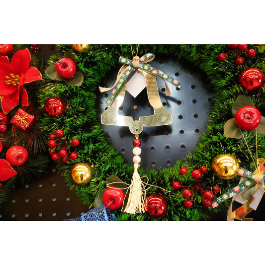 Ornament brad, Flippy, Clopotel, Auriu, Lucios, 14*28CM, Acril, Interior/ Exterior-1