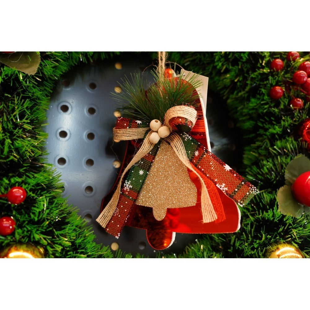 Ornament brad, Flippy, Clopotel, Rosu, Lucios, 14*16CM, Acril, Interior/ Exterior-7