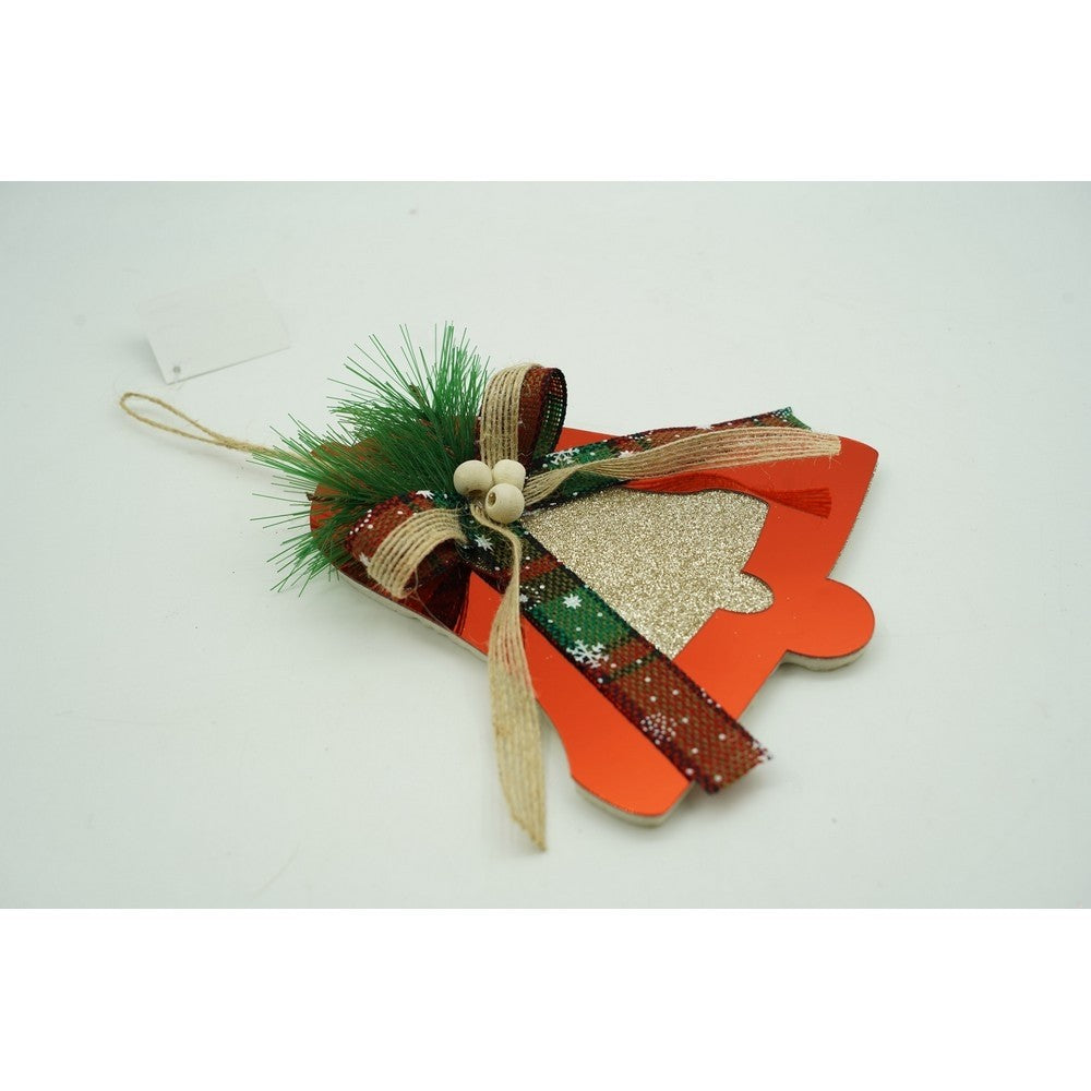Ornament brad, Flippy, Clopotel, Rosu, Lucios, 14*16CM, Acril, Interior/ Exterior-9