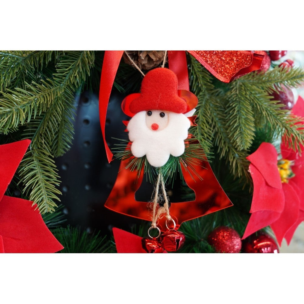 Ornament brad, Flippy, Clopotel, Rosu, Lucios, 15*20CM, Acril, Interior/ Exterior-7