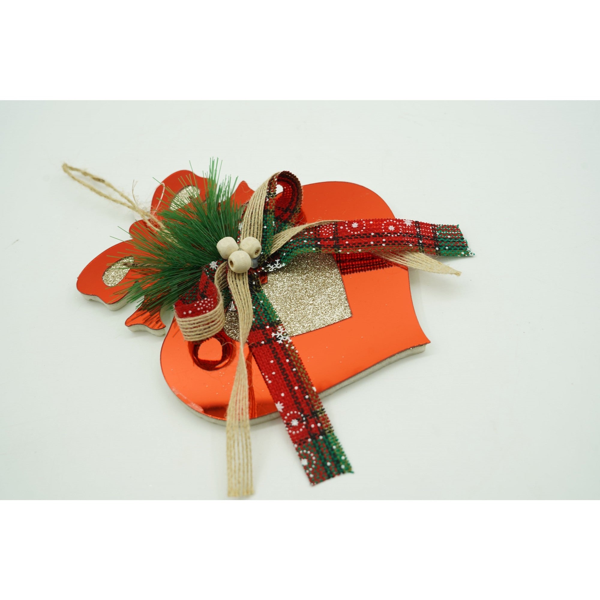 Ornament brad, Flippy, Inima, Rosu, Lucios, 15*15CM, Acril, Interior/ Exterior-1