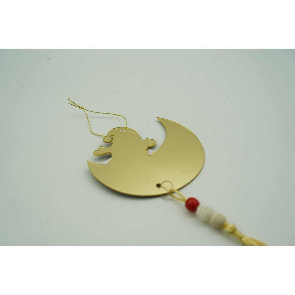 Ornament brad, Flippy, Luna, Auriu, Lucios, 10*25CM, Acril, Interior/ Exterior-8