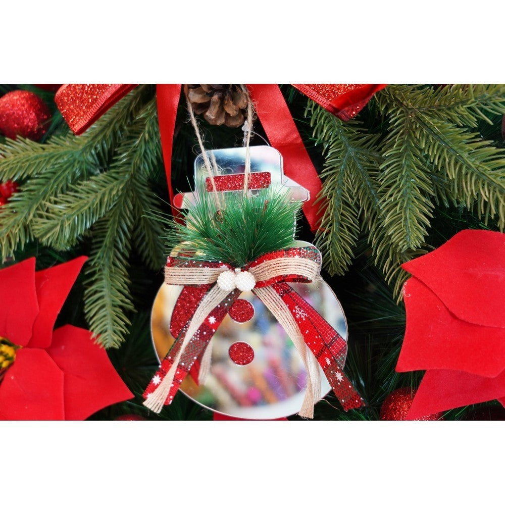 Ornament brad, Flippy, Om de zapada, Argintiu, Lucios, 14*17CM, Acril, Interior/ Exterior-9