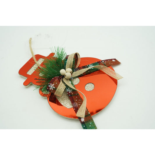 Ornament brad, Flippy, Om de zapada, Rosu, Lucios, 14*17CM, Acril, Interior/ Exterior-1