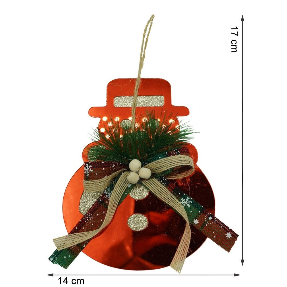 Ornament brad, Flippy, Om de zapada, Rosu, Lucios, 14*17CM, Acril, Interior/ Exterior-8