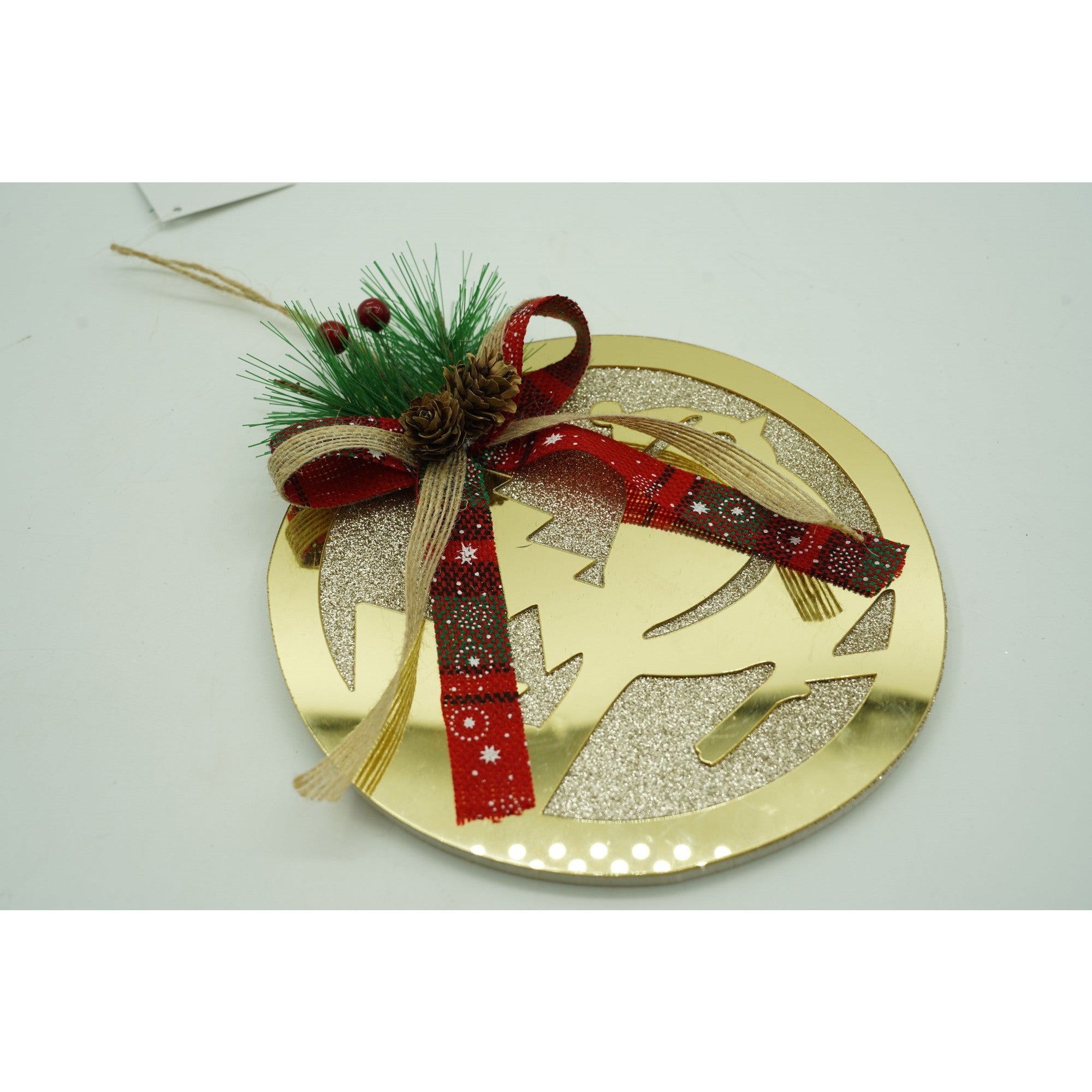 Ornament brad, Flippy, Pasare, Auriu, Lucios, 17*17CM, Acril, Interior/ Exterior-11