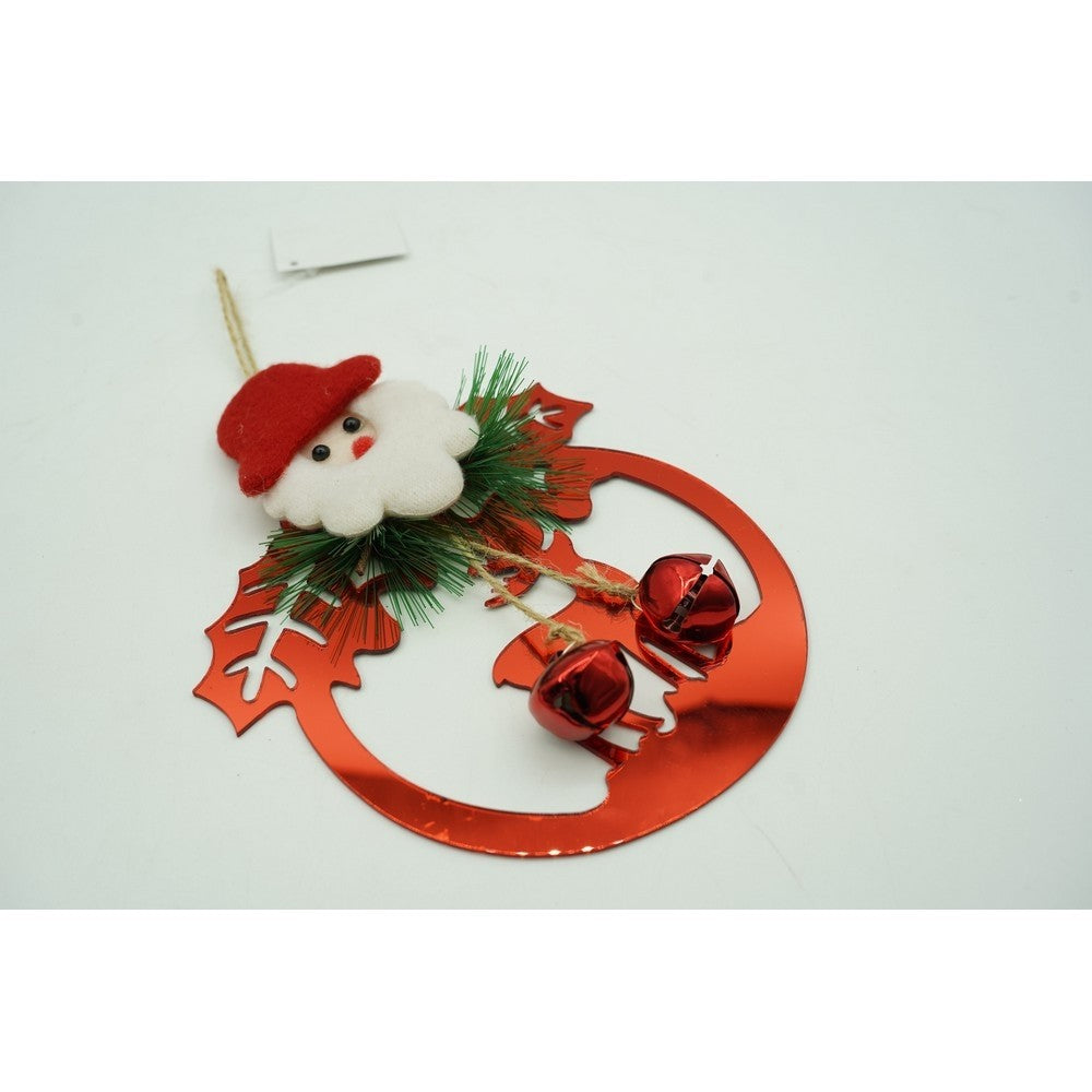 Ornament brad, Flippy, Ren cu clopotei, Rosu, Lucios, 15*20CM, Acril, Interior/ Exterior-9