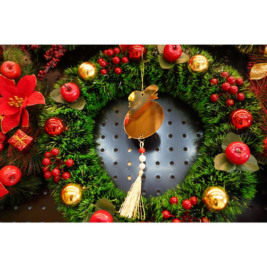 Ornament brad, Flippy, Rotund, Auriu, Lucios, 10*23CM, Acril, Interior/ Exterior-1