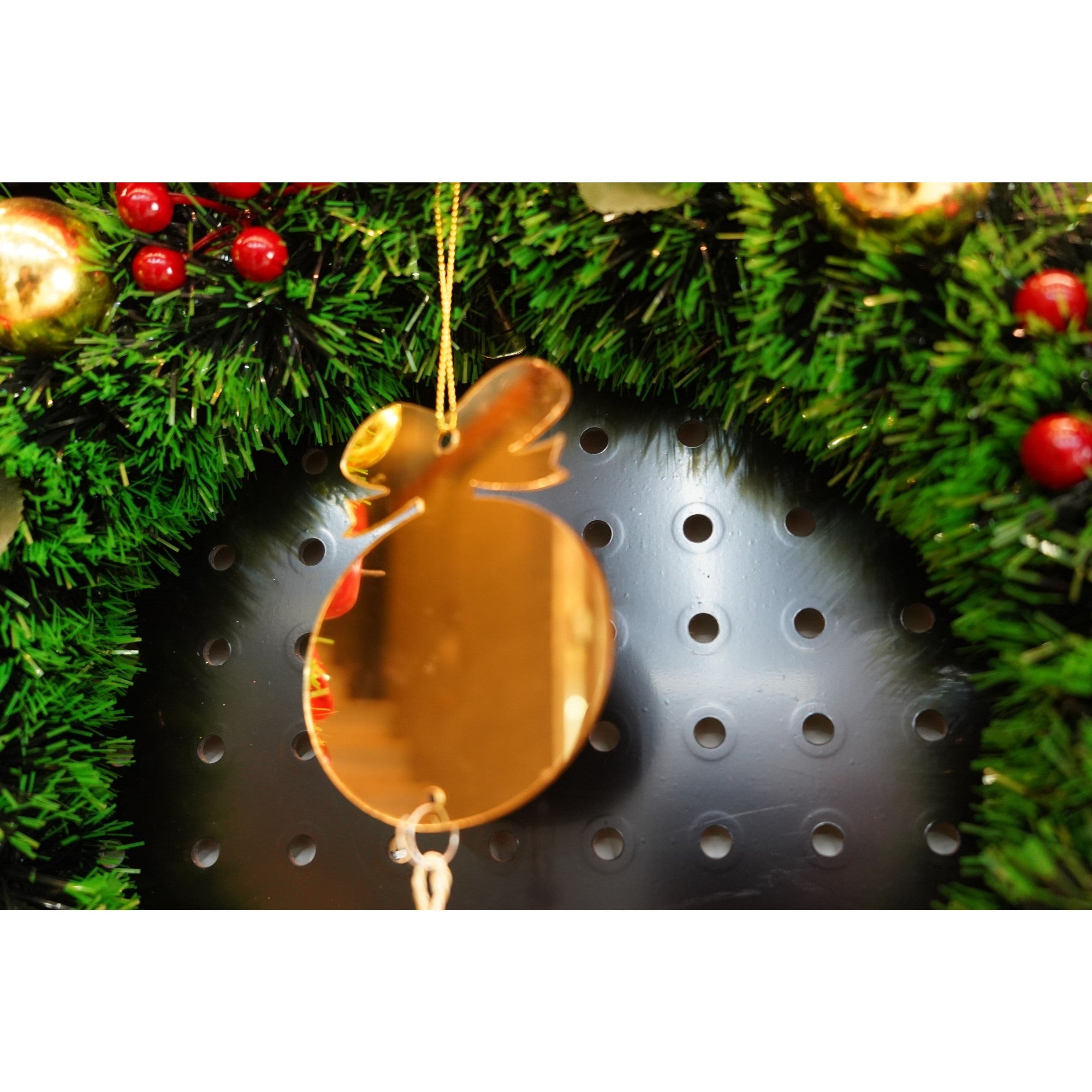 Ornament brad, Flippy, Rotund, Auriu, Lucios, 10*23CM, Acril, Interior/ Exterior-2