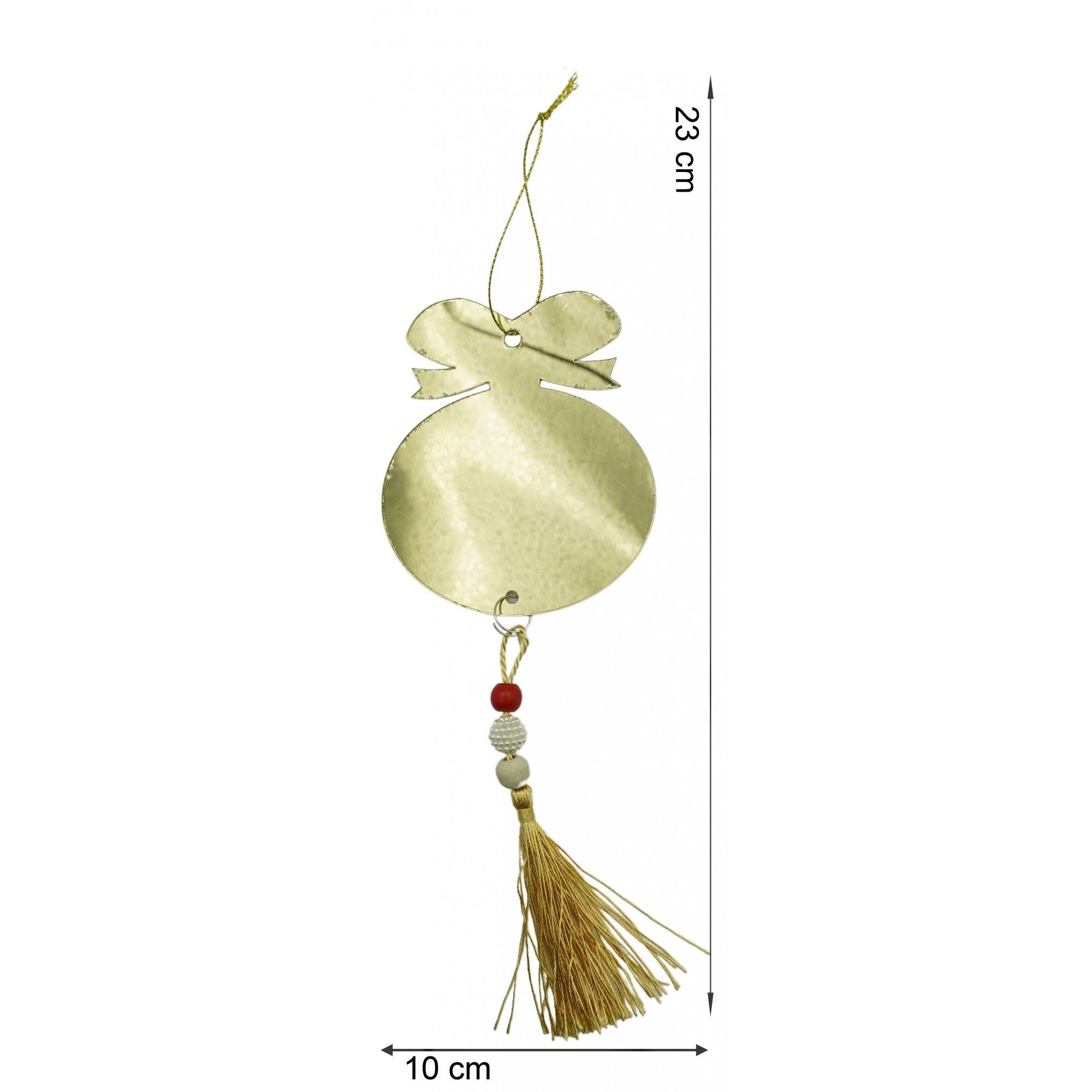 Ornament brad, Flippy, Rotund, Auriu, Lucios, 10*23CM, Acril, Interior/ Exterior-5
