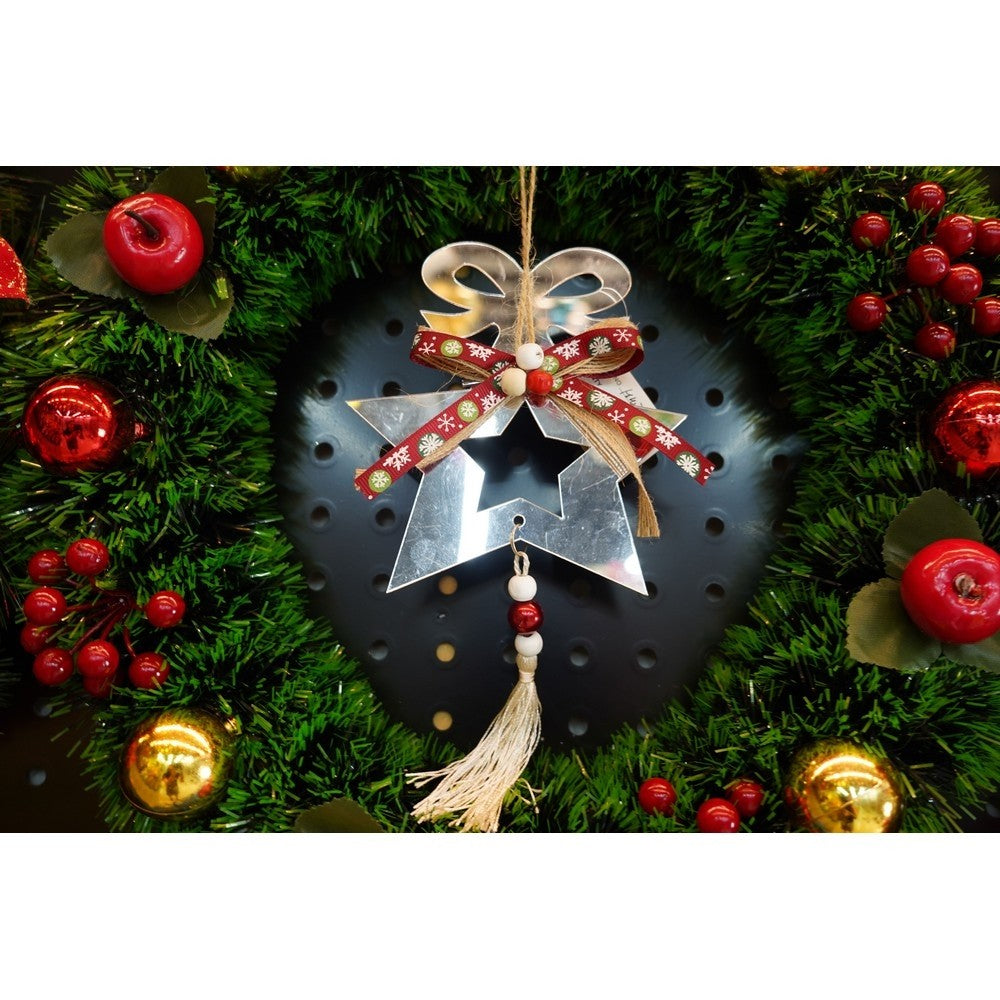 Ornament brad, Flippy, Stea, Argintiu, Lucios, 14*26CM, Acril, Interior/ Exterior-7