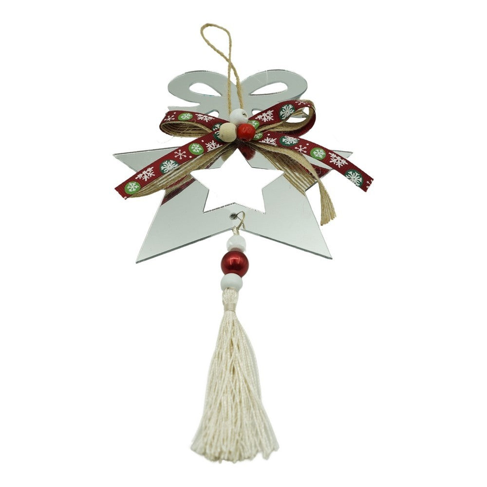 Ornament brad, Flippy, Stea, Argintiu, Lucios, 14*26CM, Acril, Interior/ Exterior-0