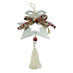 Ornament brad, Flippy, Stea, Argintiu, Lucios, 14*26CM, Acril, Interior/ Exterior-0
