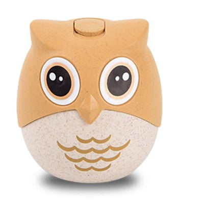 Suport pentru Periute de dinti Interdentare, Flippy, Model Bufnita, Portocaliu-0